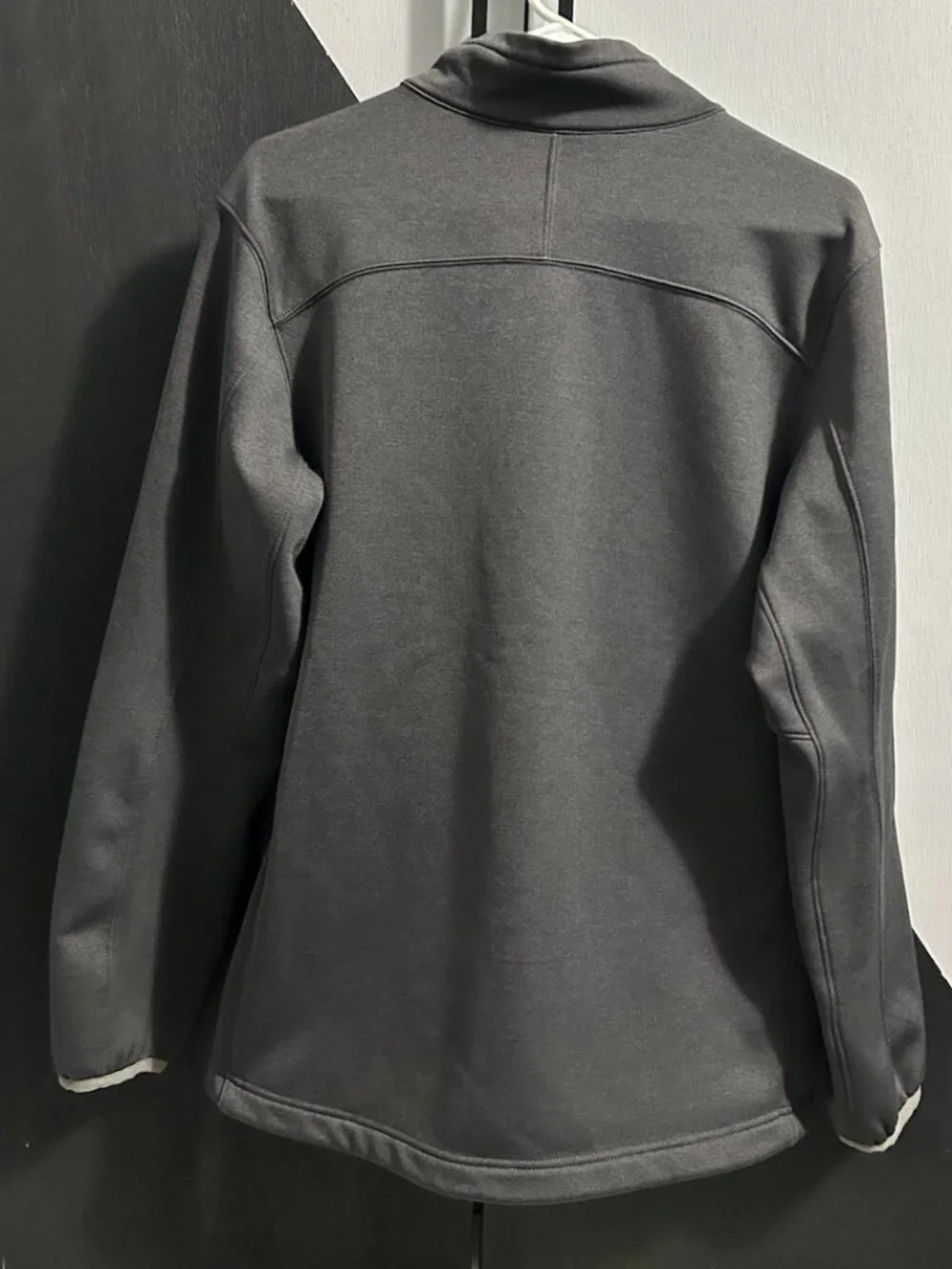 The North Face Gray/Teal Blue Full-Zip Sweatshirt Jacket‎ Outdoor Men's M